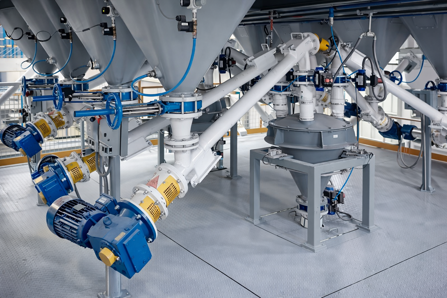 Tornillos sin fin para dosificación de sólidos