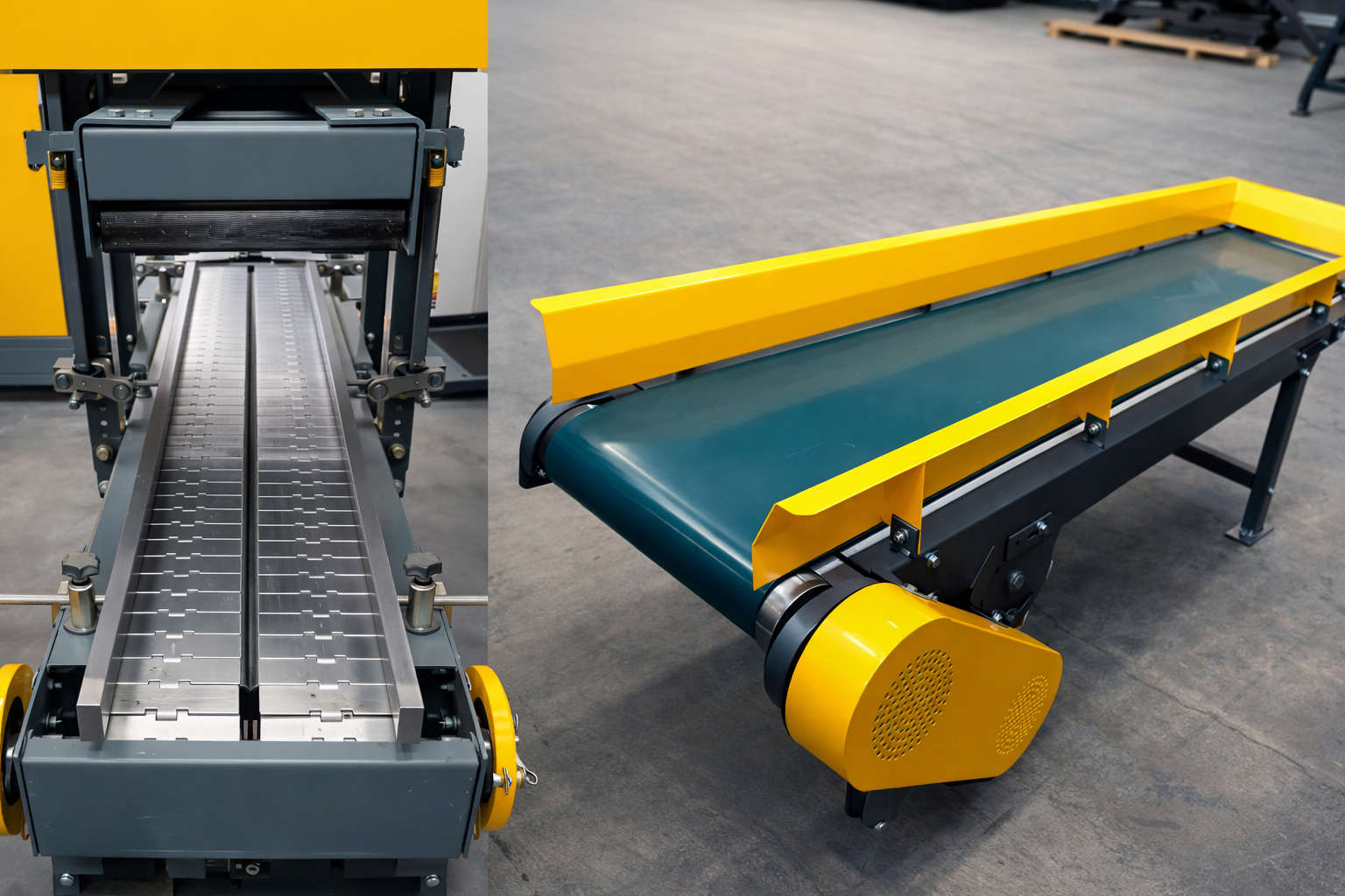 Bandas motorizadas transportadoras