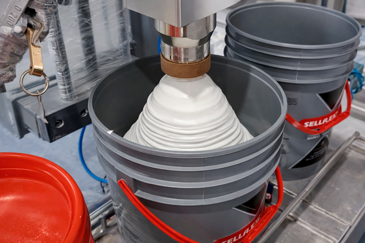 Envasadora para estucos